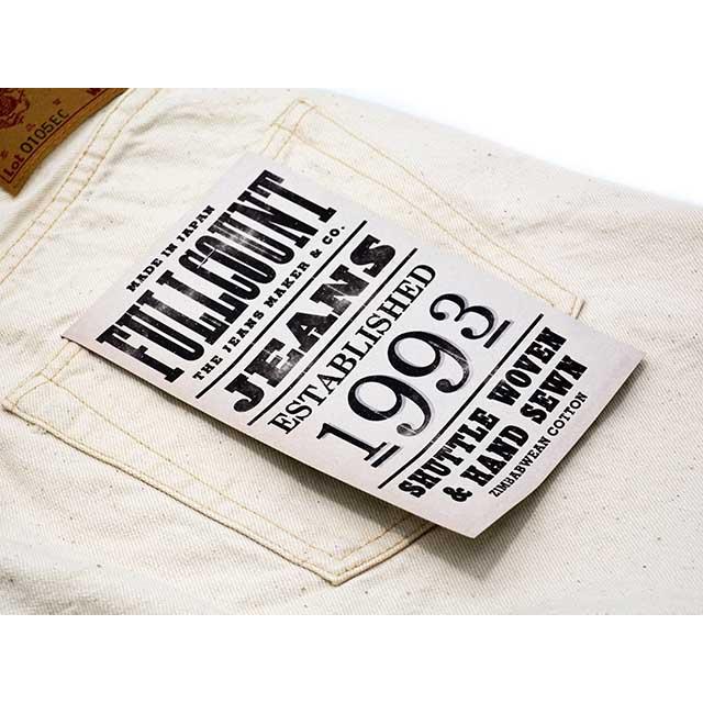 FULLCOUNT/フルカウント】「Wide Straight Denim Pants”Ecru Selvedge