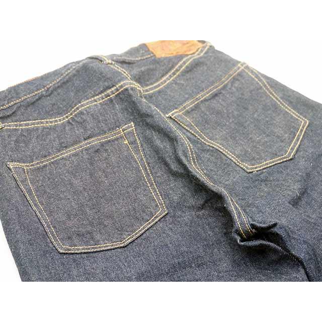【FULLCOUNT/フルカウント】「Wide Straight Denim Pants/ワイドストレートデニムパンツ」(0105W/13.7oz)(デニム/ジーンズ/インディゴ/アメカジ/ウルフパック)の画像