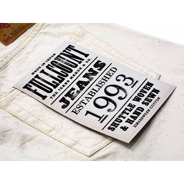 FULLCOUNT/フルカウント】「Straight Denim Pants”Ecru Selvedge