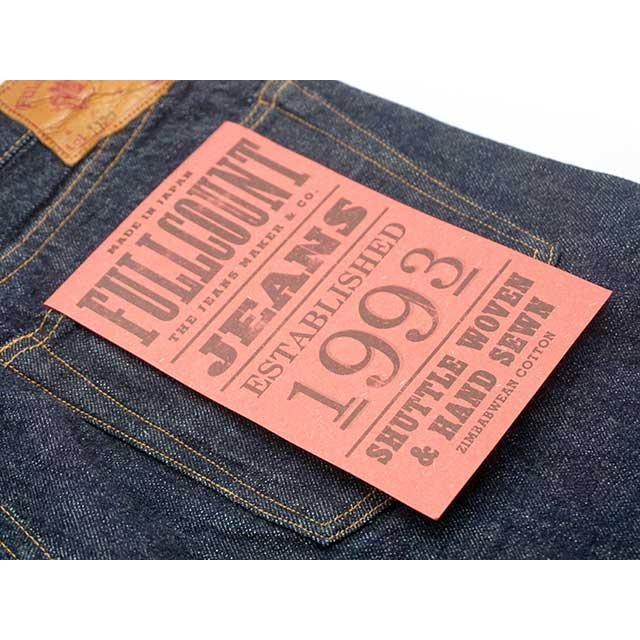 FULLCOUNT/フルカウント】「Slim Straight Denim Pants/スリム