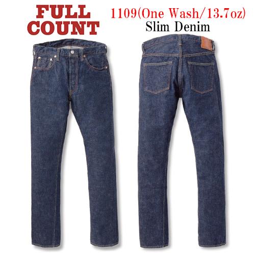 FULLCOUNT/フルカウント】「Slim Straight Denim Pants/スリム