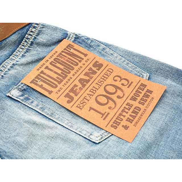 【FULLCOUNT/フルカウント】「Wide Straight Denim”Dartford-SS”/ワイドストレートデニム”ダートフォード-スーパースムース”」(1341-0105SS/11.5oz)の画像