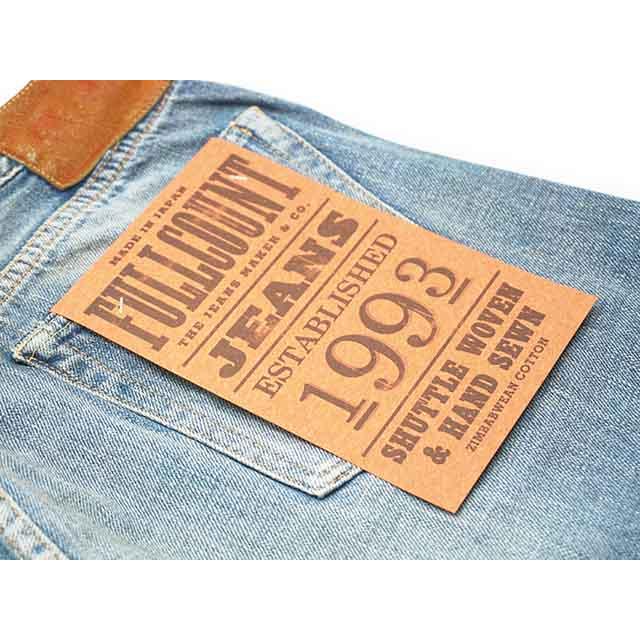 【FULLCOUNT/フルカウント】「Slim Straight Denim”Dartford-SS”/スリムストレートデニム”ダートフォード-スーパースムース”」(1341-1108SS/11.5oz)の画像