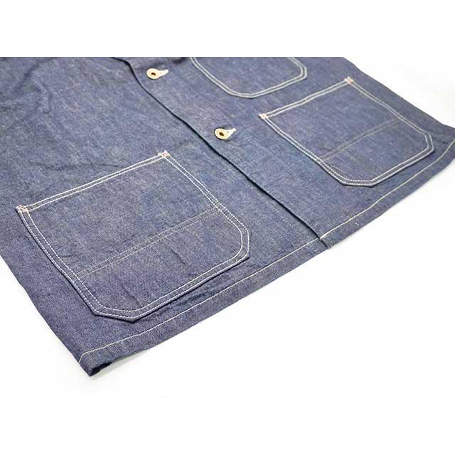 【FULLCOUNT/フルカウント】「Denim Chore Jacket/デニムチョアジャケット」(2015/10.5oz)(デニム/アメカジ/ハーレー/WOLF PACK/ウルフパック)の画像