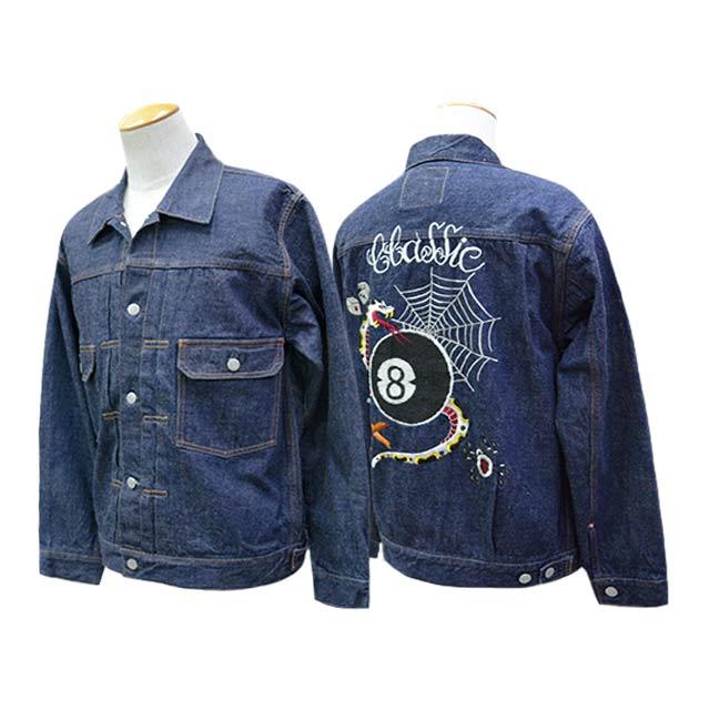 【FULLCOUNT/フルカウント】×【HORIDAI/彫だい】2026SS「Classic Tattoo Embroidery Type2 Denim Jacket/クラシックタトゥーエンブロイダリータイプ2デニム」 | 