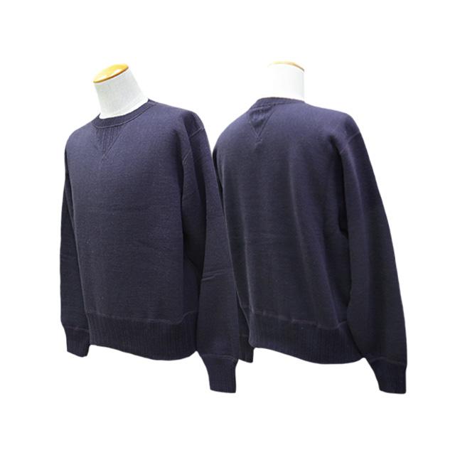 FULLCOUNT ダークブルー 両Vスウェット Mサイズ 全3色【FULLCOUNT/フルカウント】「Double V Set in Sleeve Mother