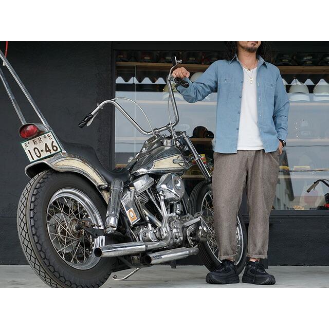 MAHF Vルックプルオーバーシャツ XXL CB 半袖シャツ(XXL ブルー系): メンズ｜メーカーズシャツ鎌倉 公式通販