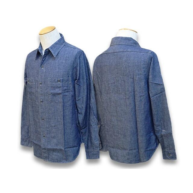 全2色【FULLCOUNT/フルカウント】「Basic Chambray Shirts/ベーシック