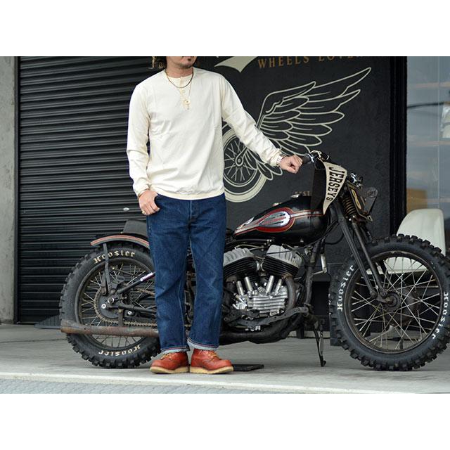 全2色【FULLCOUNT/フルカウント】「Flat Seam Heavy Weight Henry L/S