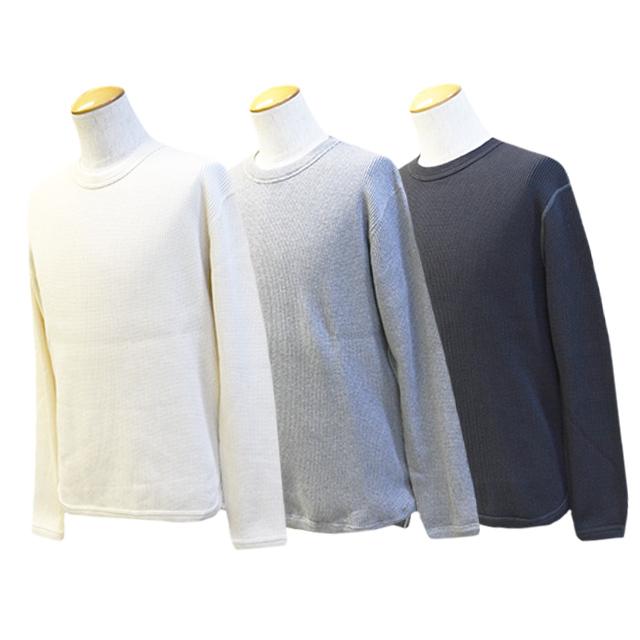 全3色【FULLCOUNT/フルカウント】「Heavy Weight Waffle L/S Tee