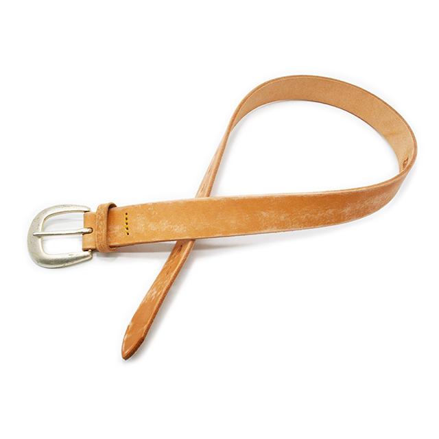 全2色【FULLCOUNT/フルカウント】「Wild Leather Belt/ワイルドレザー