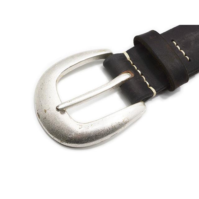 全2色【FULLCOUNT/フルカウント】「Wild Leather Belt/ワイルドレザー
