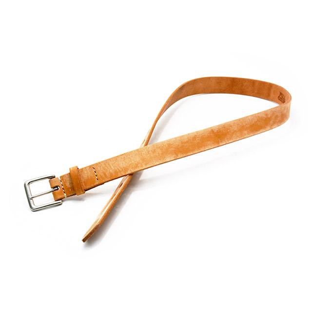 全2色【FULLCOUNT/フルカウント】「Wild Leather Narrow Belt/ワイルド