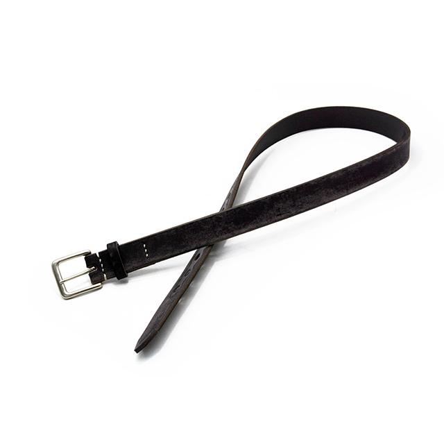 全2色【FULLCOUNT/フルカウント】「Wild Leather Narrow Belt/ワイルド