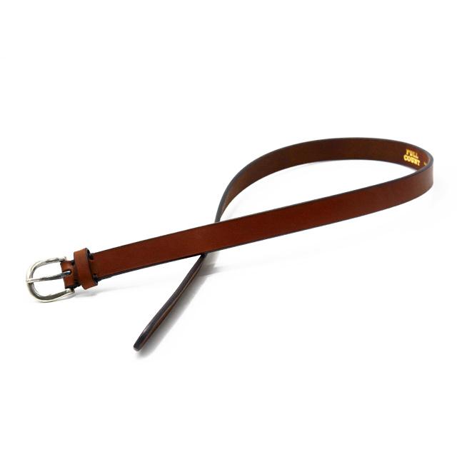 全2色【FULLCOUNT/フルカウント】2026AW「Oiled Leather Narrow Belt