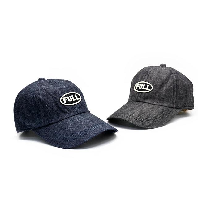 全2色【FULLCOUNT/フルカウント】2026SS「Black FULL Wappen Denim Cap