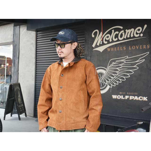 FULL COUNT フルカウント　ダック地 ワークジャケット ジップアップ 全2色【FULLCOUNT/フルカウント】2026SS「Black FULL Wappen Denim Cap