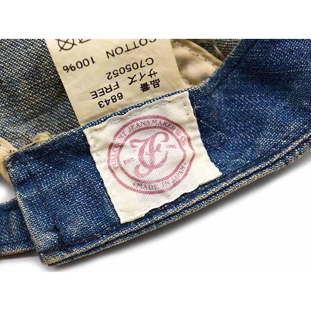 FULLCOUNT/フルカウント】「6 Panel Denim Baseball Cap”Vintage Wash