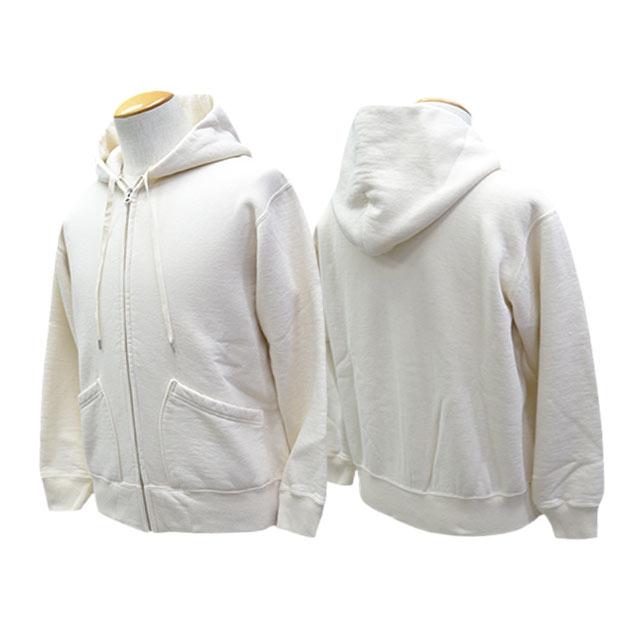 新品 ラッセルノ ジップ アップ ニット ビック フーディー ホワイト L 全3色【RAGGY CLOTHING/ラギークロージング】2025AW「Loopwheel Knit