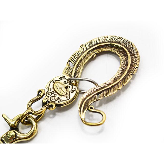 galcia/ガルシア】「Aguila Mexicana Feather Brass Key Holder/アギラ