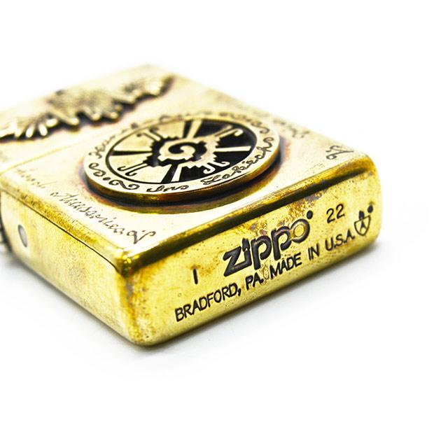 galcia/ガルシア】「Brass Zippo”Eagle&Hunab-Ku”/ブラスジッポ 
