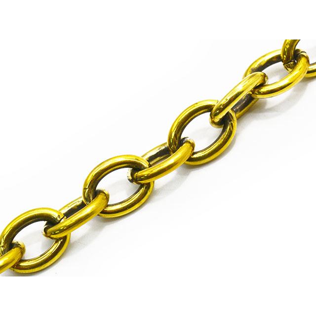【galcia/ガルシア】「Mexican Skull Brass Wallet Chain/メキシカンスカルブラスウォレットチェーン」(25WCB-MSM001BB)(ハーレー/アメカジ/ウルフパック)の画像