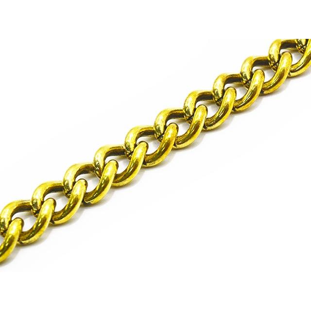 【galcia/ガルシア】「Mexican Skull&Playing Hand Brass Wallet Chain/メキシカンスカル&プレイングハンドブラスウォレットチェーン」(25WCB-MSP001BB)の画像