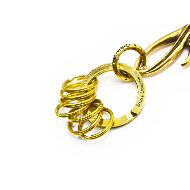 galcia/ガルシア】「Swallow Brass Key Holder/スワローブラス