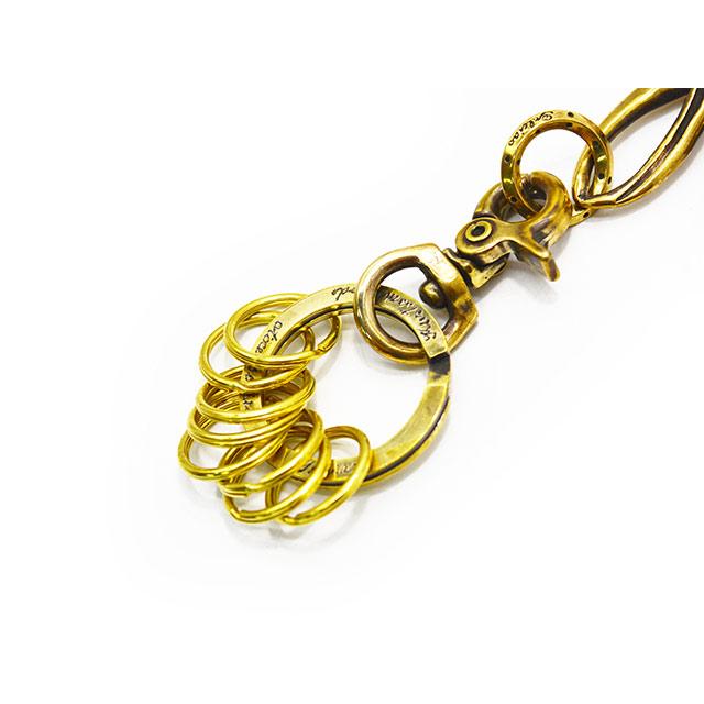 galcia/ガルシア】「Swallow Skull Brass Key Holder Hook/スワロー