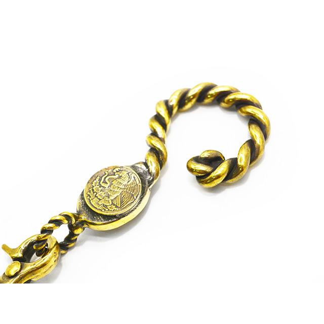 希少ガルシアgalcia マネークリップ キーホルダー真鍮アガベスワロー蹄鉄 galcia/ガルシア】「Our Lady of Guadalupe Brass Key Holder