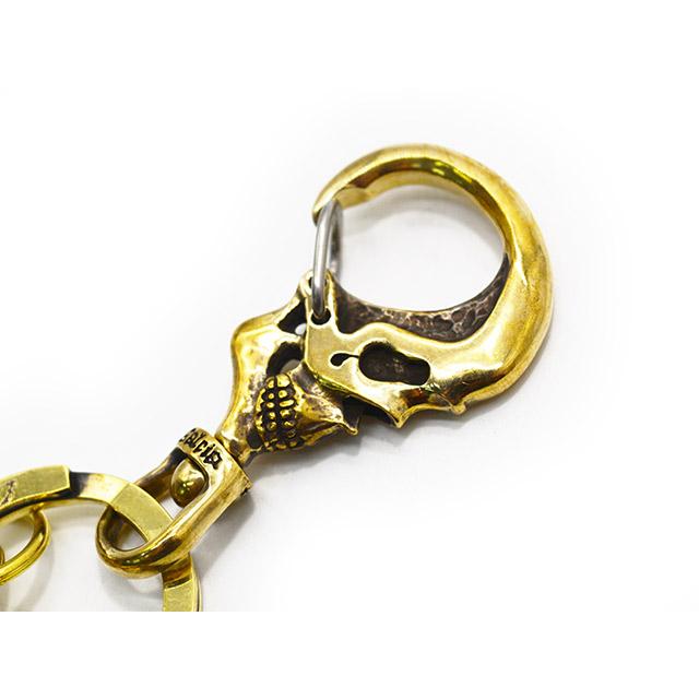 galcia/ガルシア】「Small Skull Brass Key Holder/スモールスカル