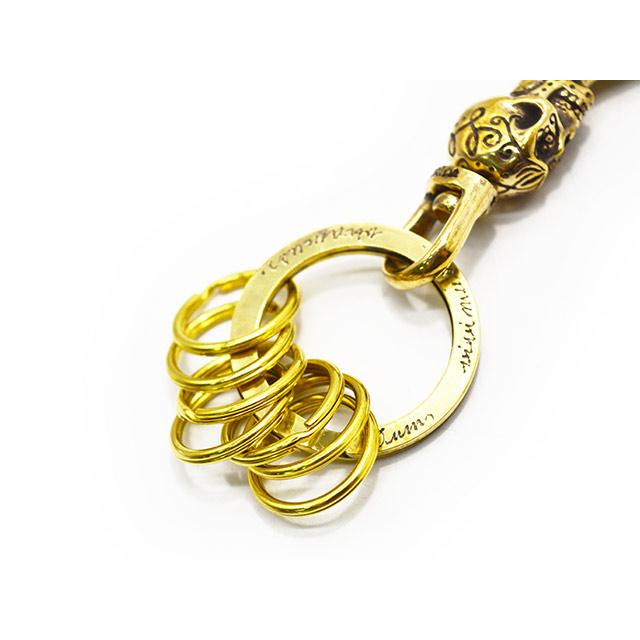 galcia/ガルシア】「Mexican Calavera Brass Key Holder/メキシカン