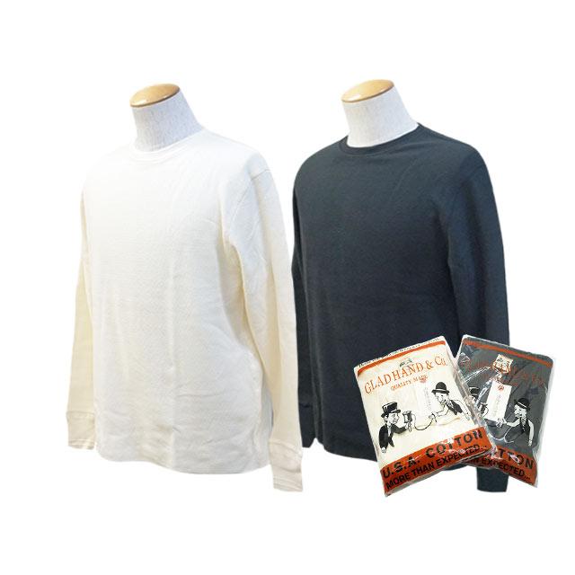 全2色【GLAD HAND/グラッドハンド】「Pack Tee”Standard Waffle Long