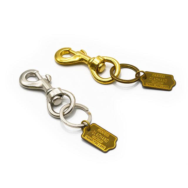 全2色【GLAD HAND/グラッドハンド】「Swivel Snap Key Holder/スイベル 