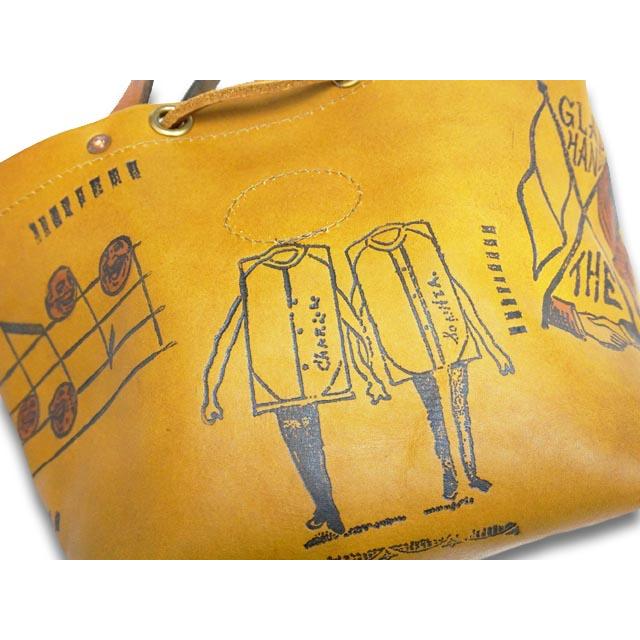 全2色【GLAD HAND/グラッドハンド】×【vasco/ヴァスコ】「Leather Purse Bag”GLAD POSTALS”/レザーパースバッグ”グラッドポスタルズ”」(アメカジ)の画像