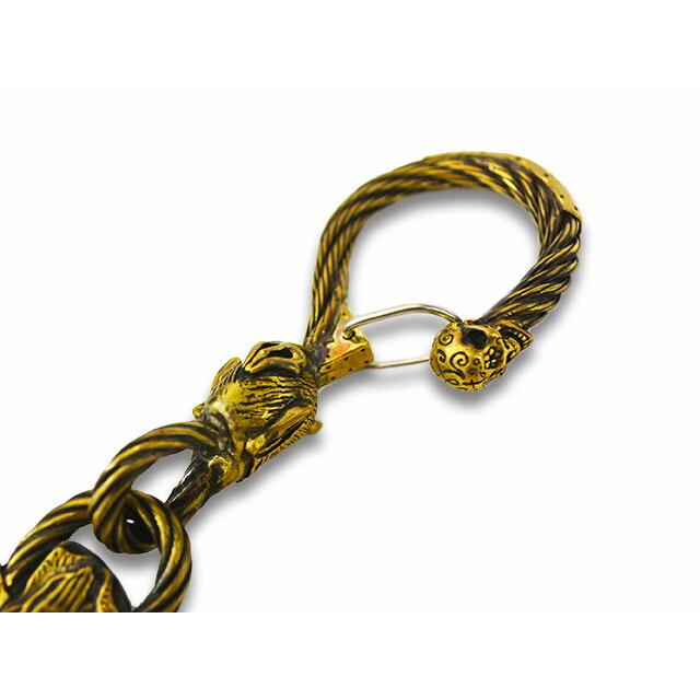 【galcia/ガルシア】×【GANGSTERVILLE/ギャングスタービル】「Devil Brass Wallet Chain/デビルブラスウォレットチェーン」(GSG-WC001B)(アクセサリー)の画像