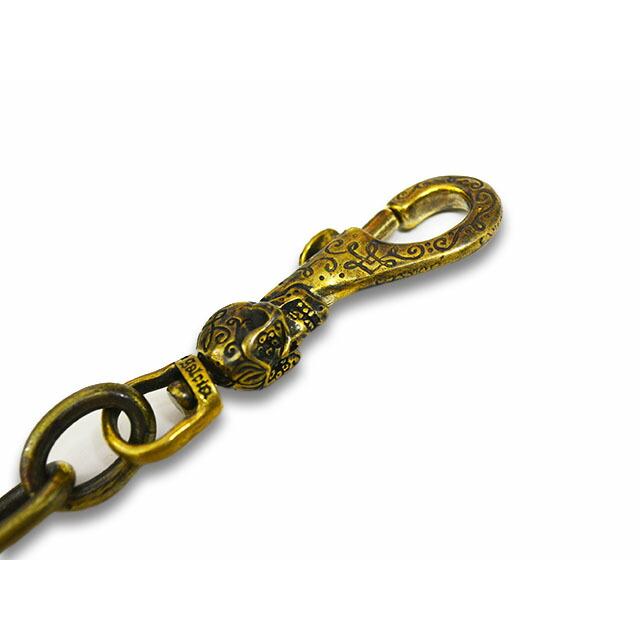 【galcia/ガルシア】×【GANGSTERVILLE/ギャングスタービル】「Devil Brass Wallet Chain/デビルブラスウォレットチェーン」(GSG-WC001B)(アクセサリー)の画像