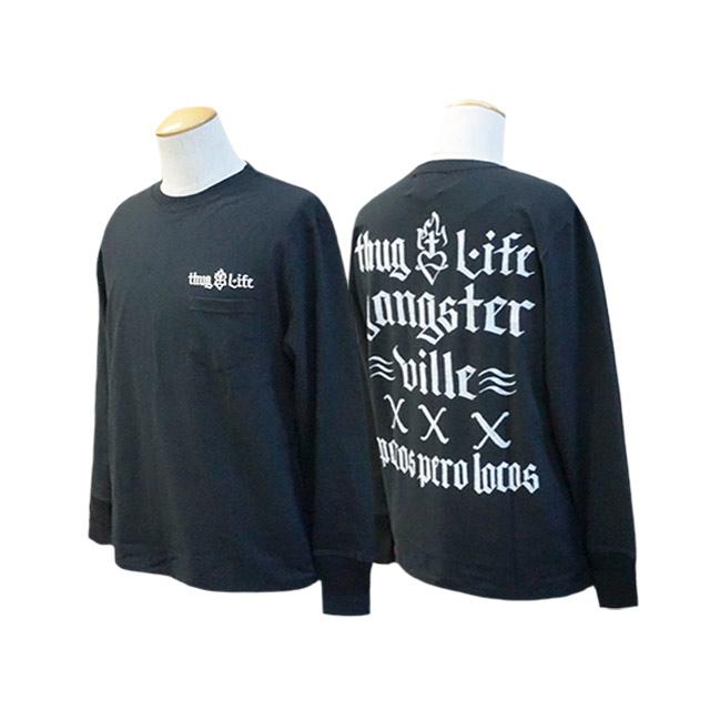 全2色【GANGSTERVILLE/ギャングスタービル】2023AW「Crew Neck L/S Tee”SACRED HEART”/クルーネックロングスリーブTee”サクレッドハート”」(GSV-23-AW-15)｜wolfpack-ss｜04