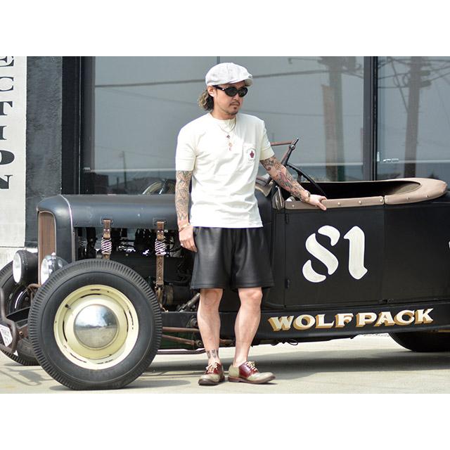 GANGSTERVILLE/ギャングスタービル】2025SS「Locos Leather Shorts