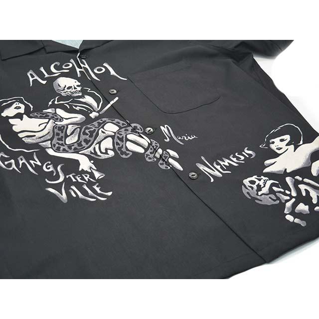 Gangsterville JACKPOTS トランプ刺繍シャツ Gangsterville JACKPOTS トランプ刺繍シャツ Gangsterville JACKPOTS