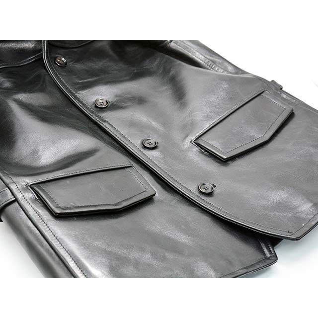 GANGSTERVILLE/ギャングスタービル】「30's Car Coat”Horse Hide