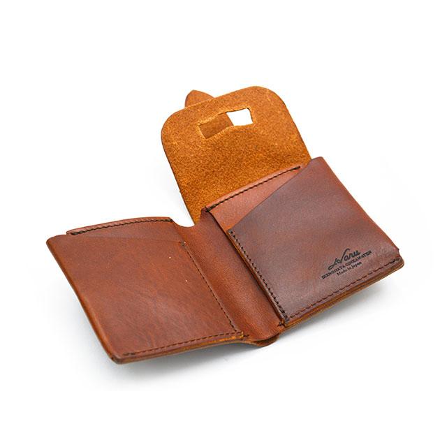 池之端銀革店Haru コンパクト財布 池之端銀革店】Haru イタリアンレザー ギャルソンコンパクト