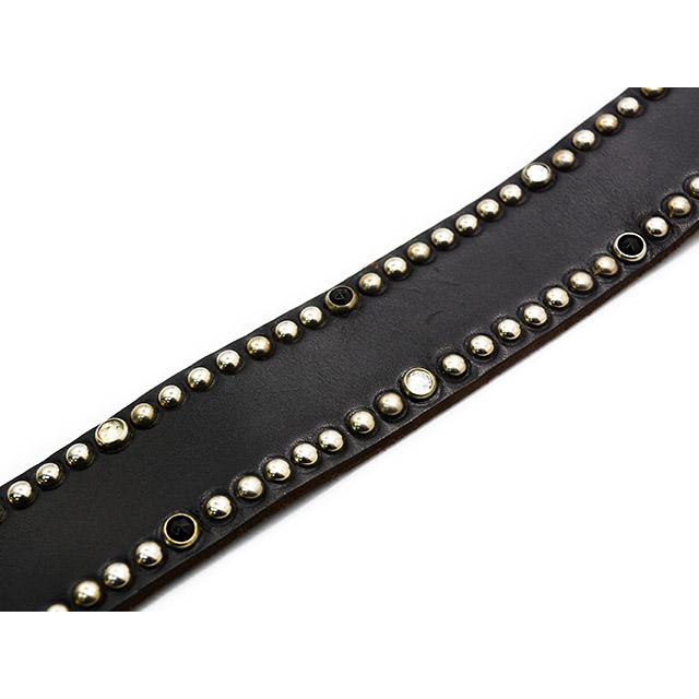 全2色【HTC(Hollywood Trading Company)/エイチティーシー】「1.75inch Leather Studs Belt"20 Stone 7”/1.75インチレザースタッズベルト”20ストーン7”」の画像