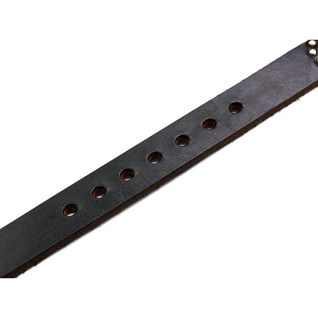 全2色【HTC/エイチティーシー】「0.75inch Leather Studs Belt"Flower Stone 40”/0.75インチレザースタッズベルト”フラワーストーン40”」(アメカジ)の画像