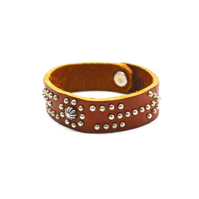 全2色【HTC(Hollywood Trading Company)】「Leather Studs Bracelet