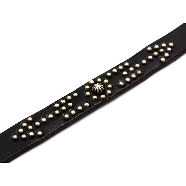 全2色【HTC(Hollywood Trading Company)】「Leather Studs Bracelet
