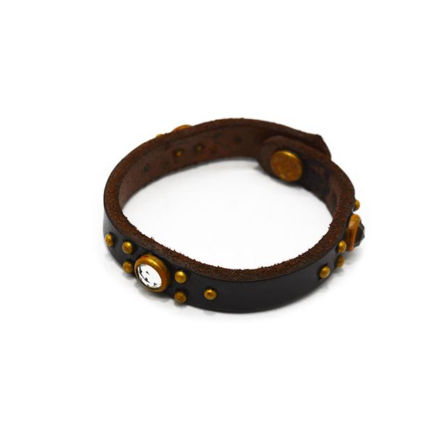 HTC(Hollywood Trading Company)/エイチティーシー】「Leather Studs 