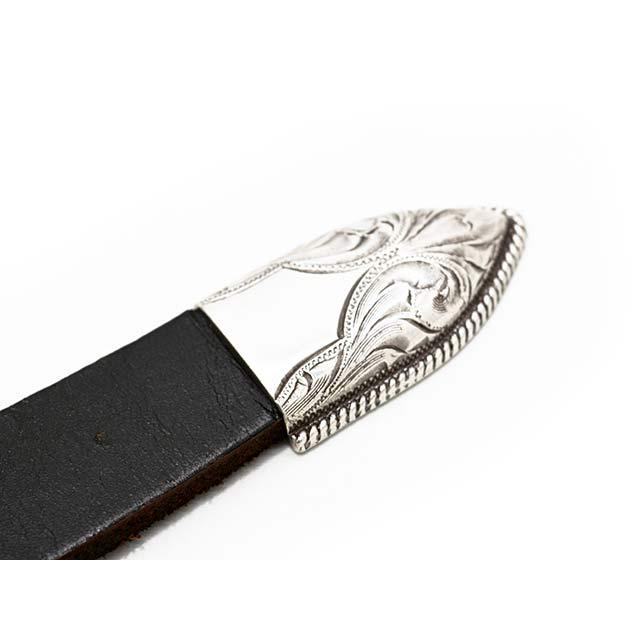【HTC(Hollywood Trading Company)/エイチティーシー(ハリウッドトレーディングカンパニー)】「0.75inch Leather Western Narrow Belt"60s Studs”」の画像