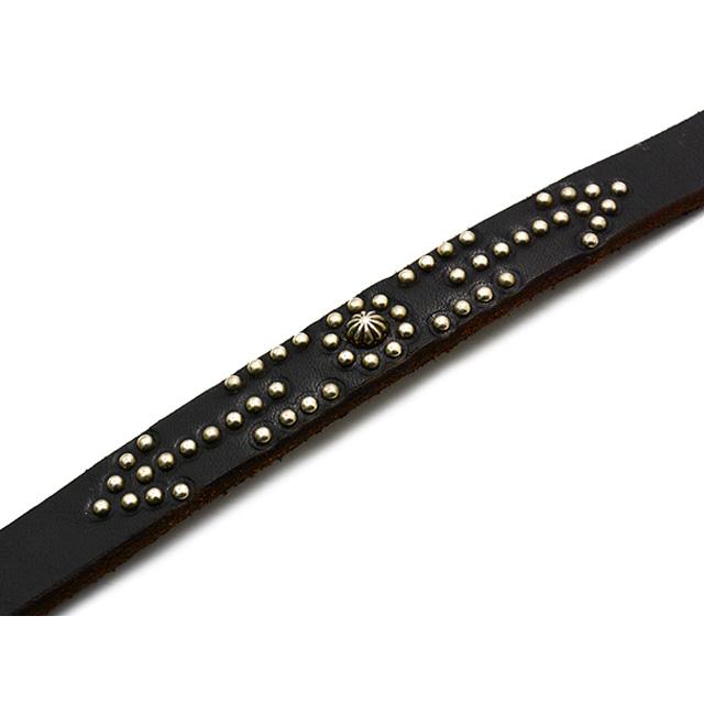 全2色【HTC】「0.75inch Leather Western Narrow Belt