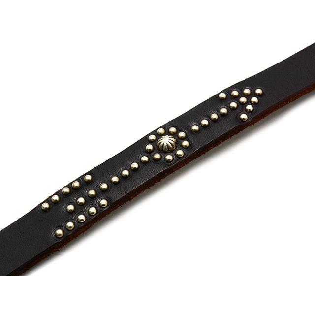 全2色【HTC】「0.75inch Leather Western Narrow Belt